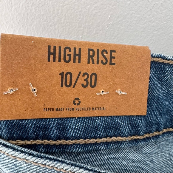 Kenzie Jeans Savannah High Rise Flare Crop Denim Size 10 NWT Vintage Inspired - Picture 11 of 14